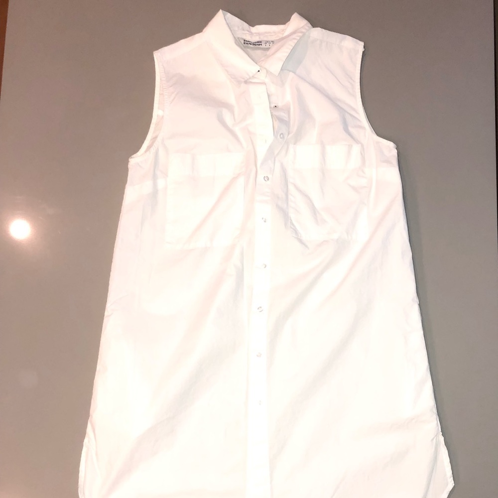 Zara Basic Z1975 Denim button up